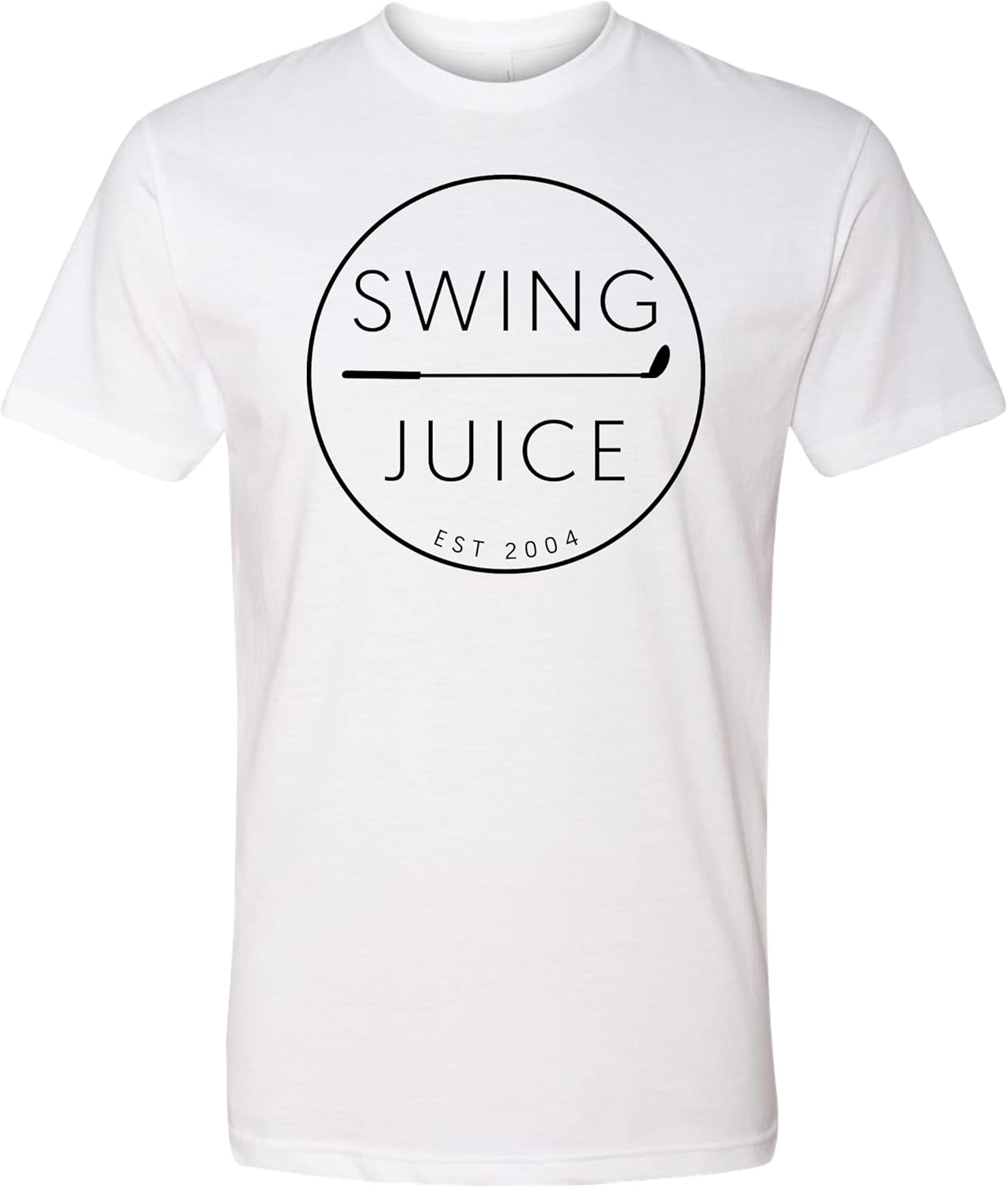 SwingJuice Golf T-Shirt Retro Crew Neck Short Sleeve Funny Golf Shirt for Men and Women