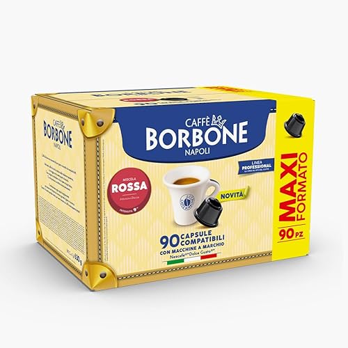 360 Capsule Caffè Borbone compatibili con Dolce Gusto miscela ROSSA