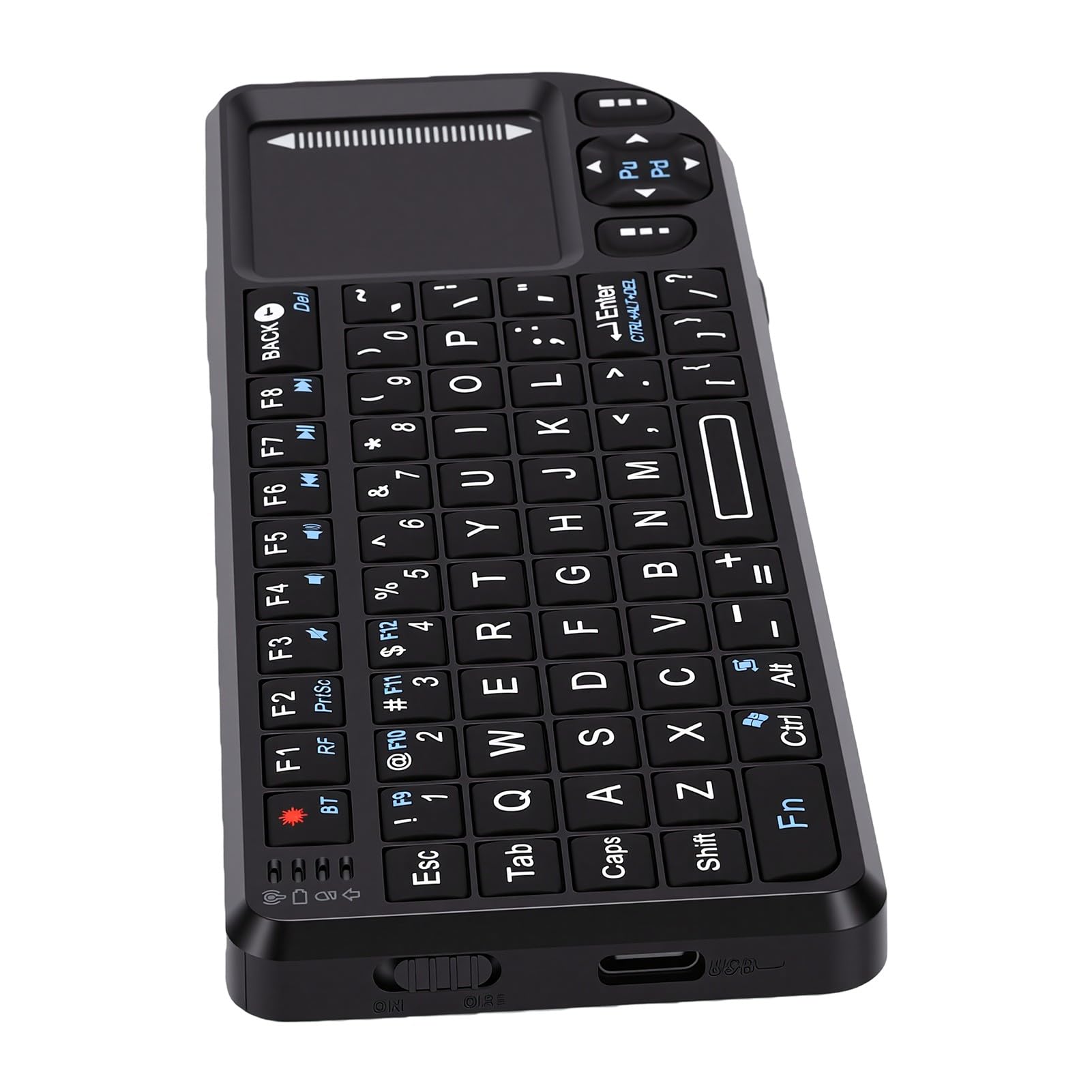 Annadue Tastiera Wireless Compatta con Touchpad per PC Portatile