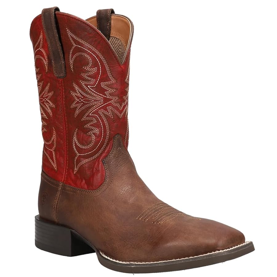 ARIAT レッド ウエスタンブーツ Amazon | ARIAT メンズ スポーツパードナー ウエスタンブーツ