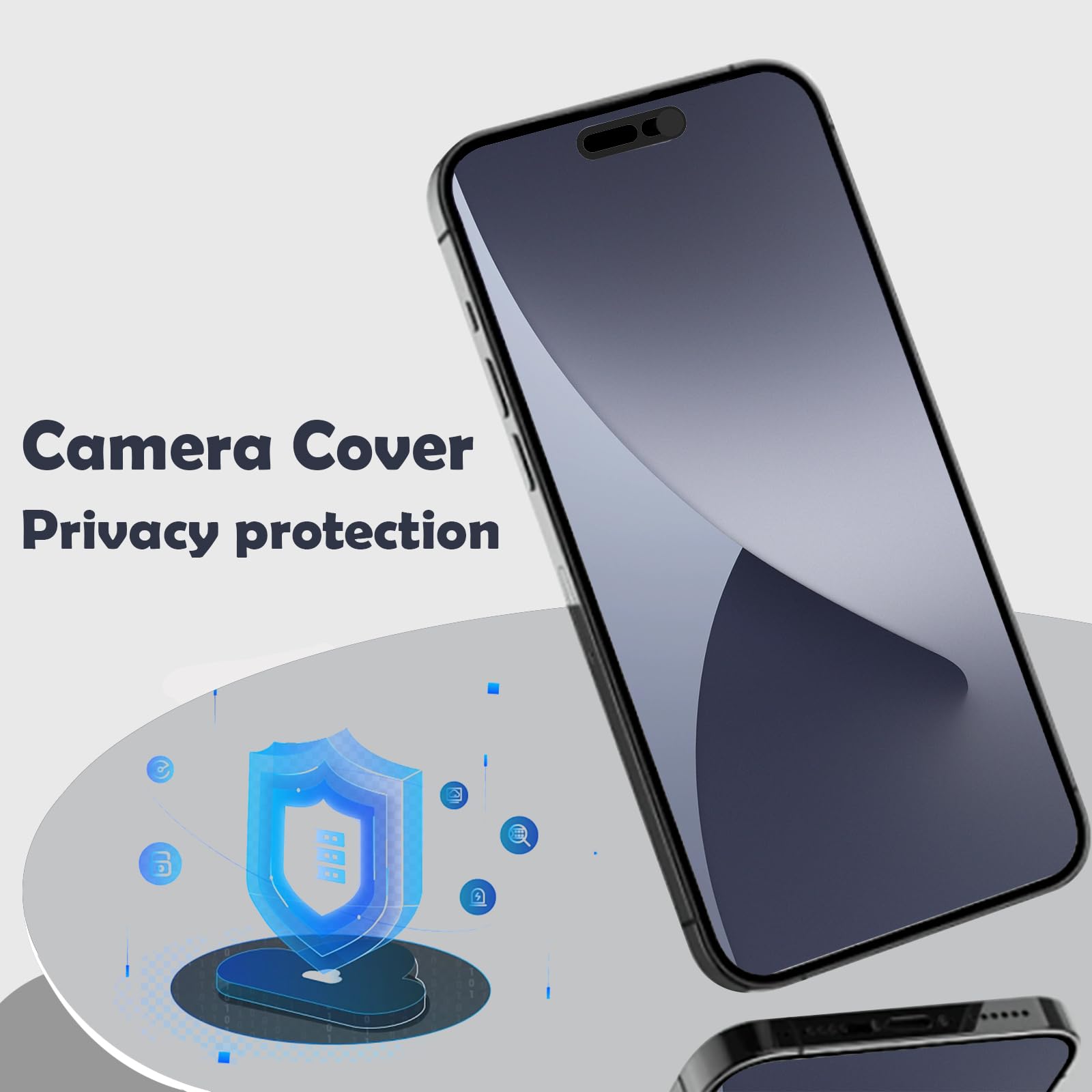 Apple iPhone 13 Hoesje met Camera Bescherming Dun TPU Back Cover Lila