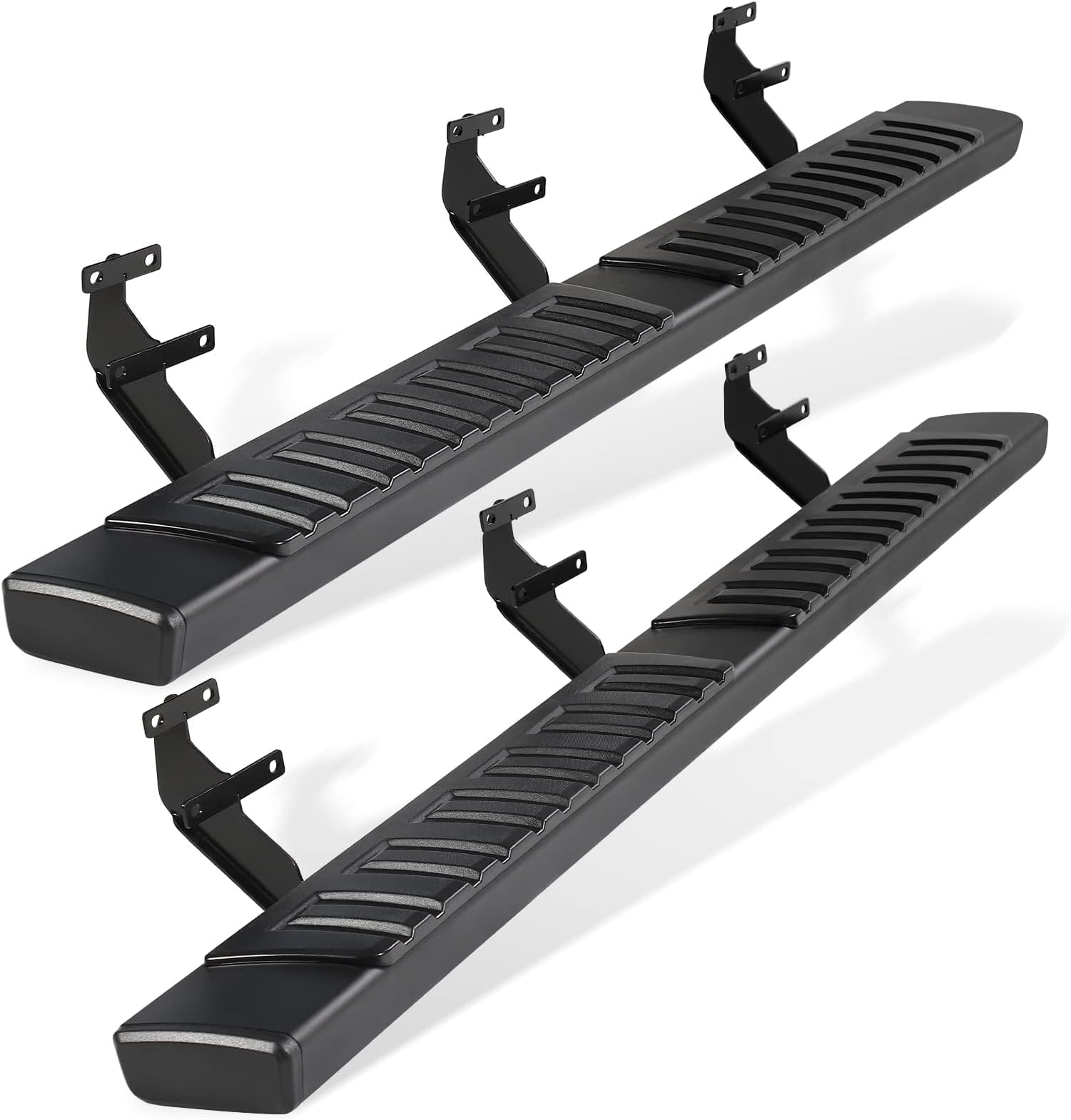 6" Running Boards Compatible with 2015-2026 Ford F-150 Super Crew Cab and 2017-2026 Ford F250 F350 Super Duty Crew Cab - Side Step Rails Nerf Bars (Aluminum Alloy, for Vehicles with 4 Full Size Doors)