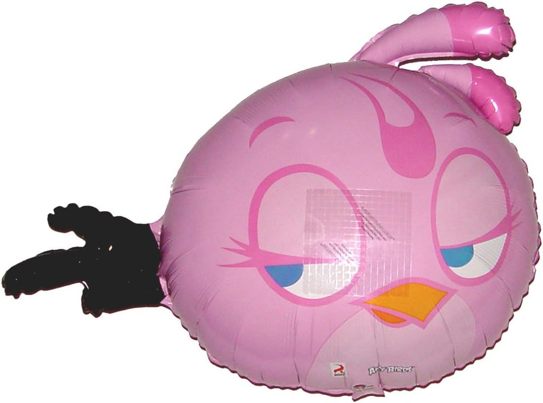 Fantastic Floatables Levitating Angry Birds Pink 23 inch Flying Floating Anti-Gravity Toy HOVERS in MID-AIR - Interactive & Educational String-less Pet Balloon for Kids & Adult Indoor Events