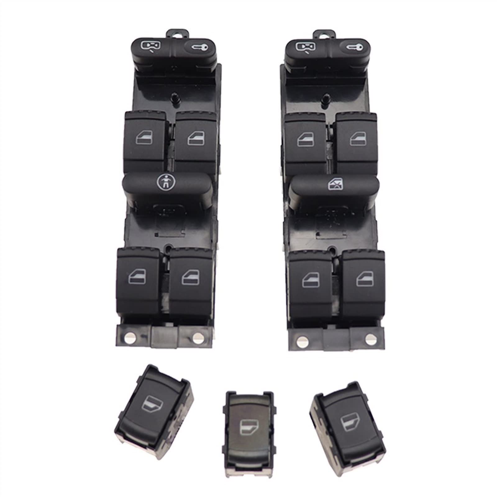 Interruttore Alzacristalli Elettrico Per Golf 4, Bora, Passat B5 - Lato Guidatore Sinistro - Foto 9