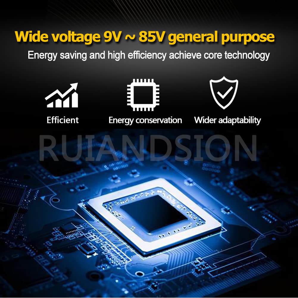Ruiandsion Ampoule LED PH11 Phare Moto, 9-85V AC/DC 32W 3000LM 6000K Blanc Froid, Ventilateur Silencieux Anti-vibration, Ampoule de Remplacement Universelle pour Moto Scooter Quad