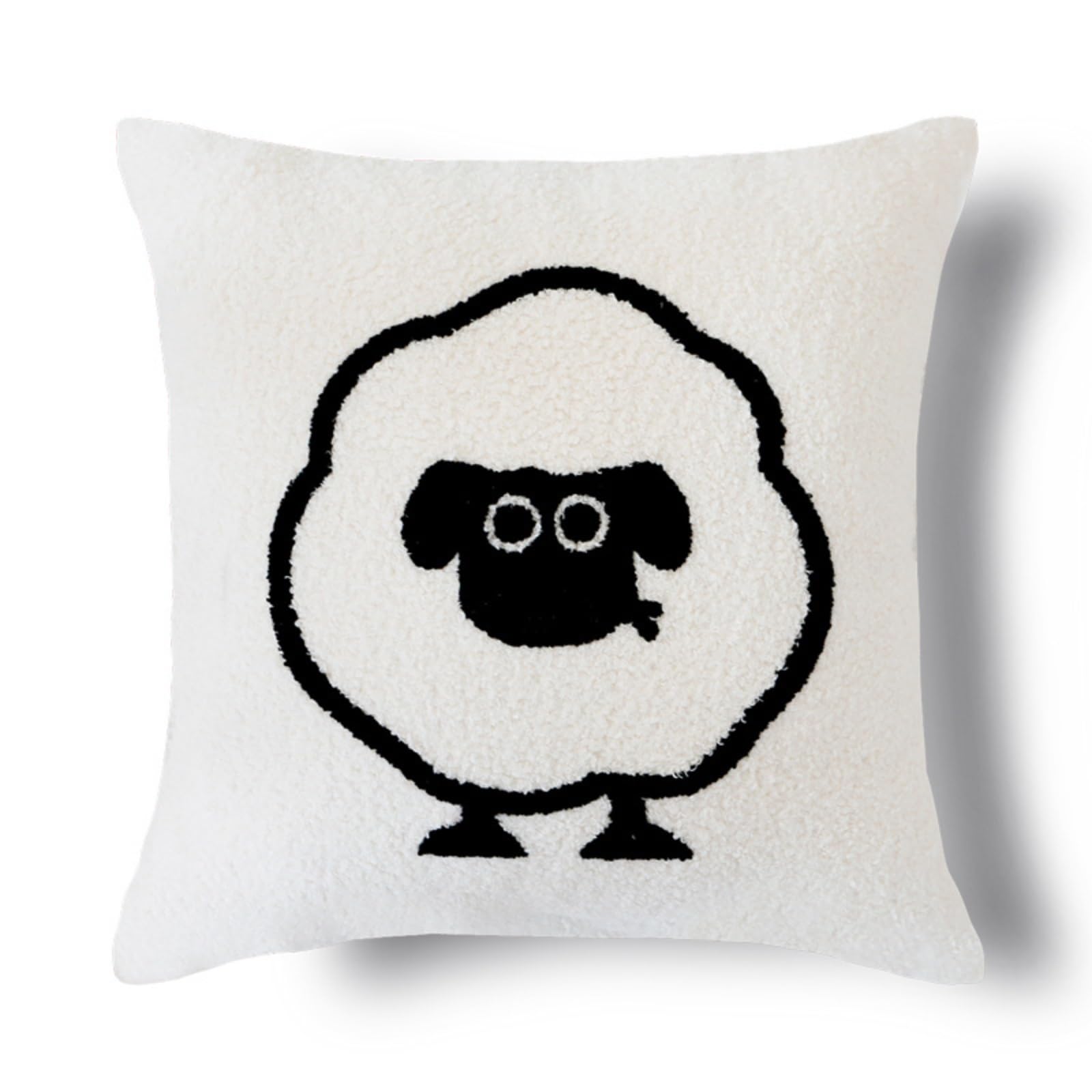 Taie d'oreiller motif chien pour décoration de canapé moderne et salon chaleureux