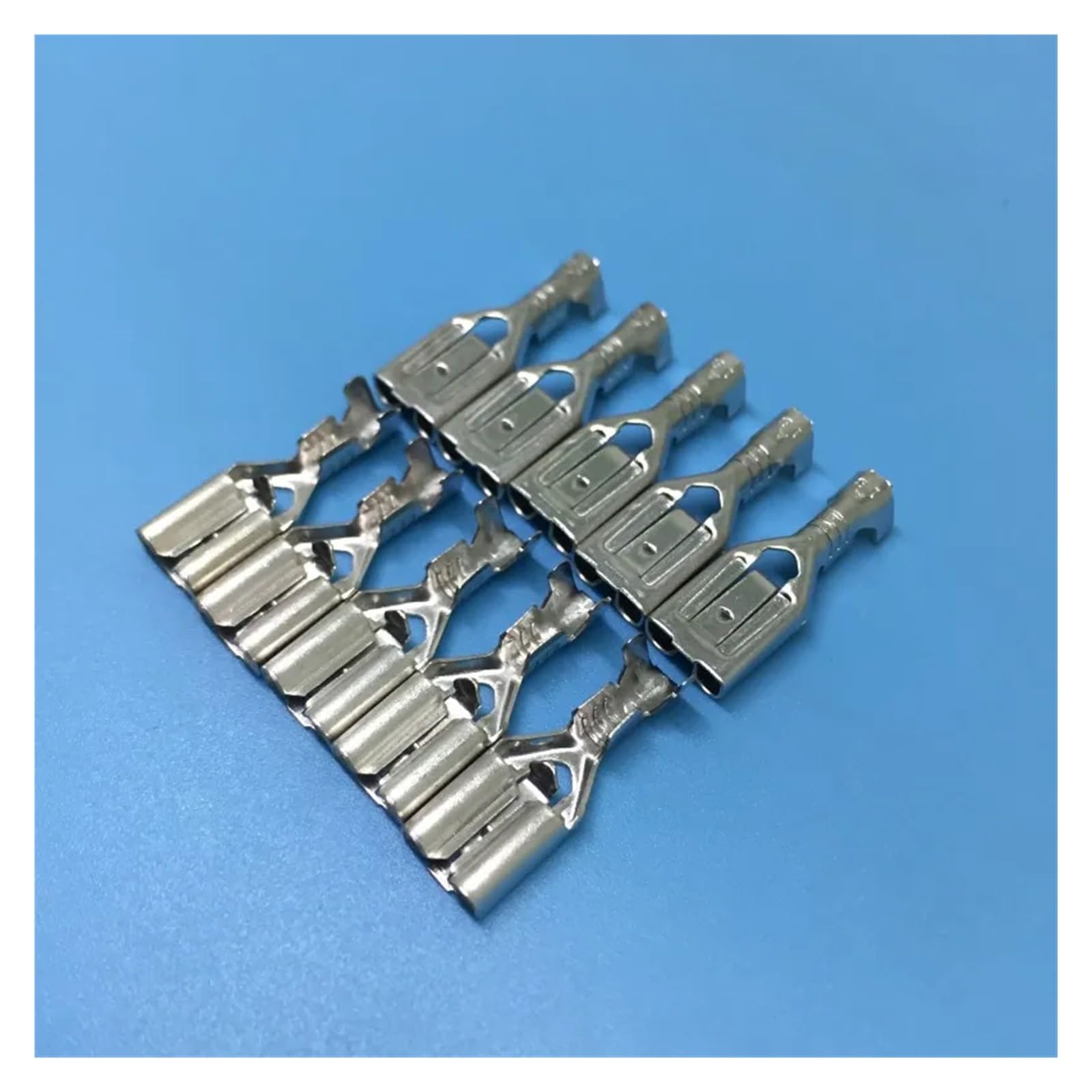 ZDVHOMCB 50PCS 6.3mm Crimp Terminal Male Female Spade Connector 6.3 Crimping terminals