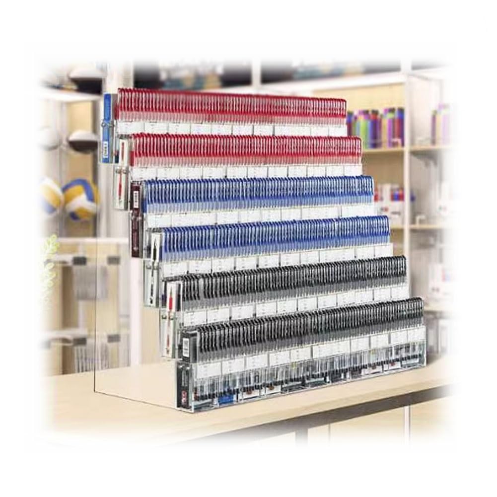 Pennello Acrilico Trasparente Portapenne Da Esposizione, Adatto A Display Con Penna Nei Supermercati E Nelle Librerie, Gradini Multilivello, Facile Da Montare ( Colore : Chiaro , Taglia : 60x30x60cm )