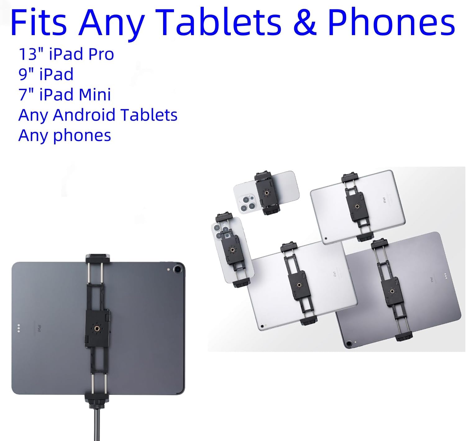 PrecisionMaster Golf Tripod - Heavy Duty Aluminum Base with iPad Pro Compatible, 52" Adjustable with Magnetic Mount, Golf Swing Analysis, Ideal for Golfers, Beginners