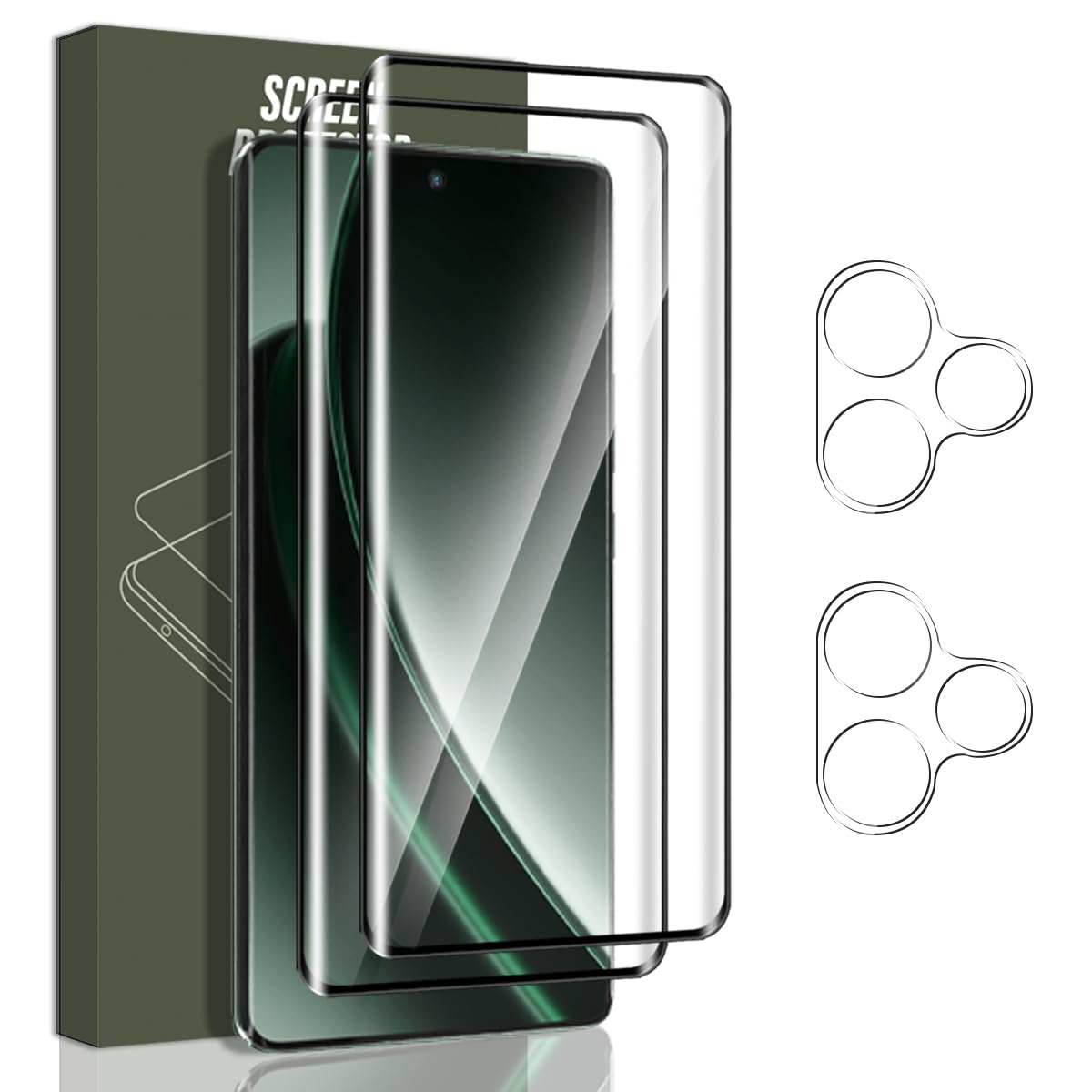 Pellicola Privacy TPU Per Realme GT 6/6T 5G – 1 Schermo + 2 Vetri Per Fotocamera, Anti Spia E Anti Impronte