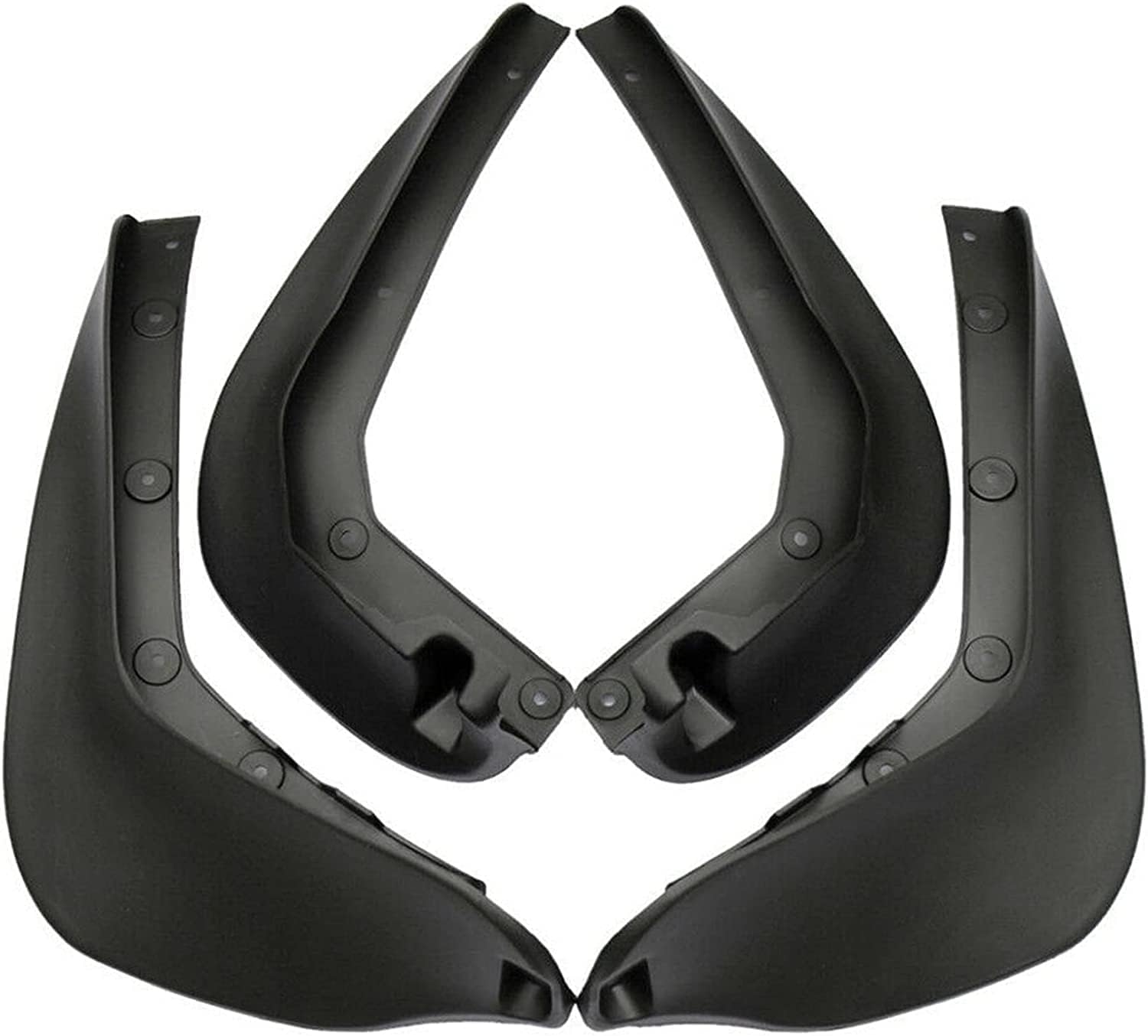 NYSLDSCO 4Pcs Premium Mud Flaps for Mini Countryman R60 2010 2011 2012 2013 2014 2015 2016 Front and Rear Splash Guards Durable Mudguards Protection Against Road Debris