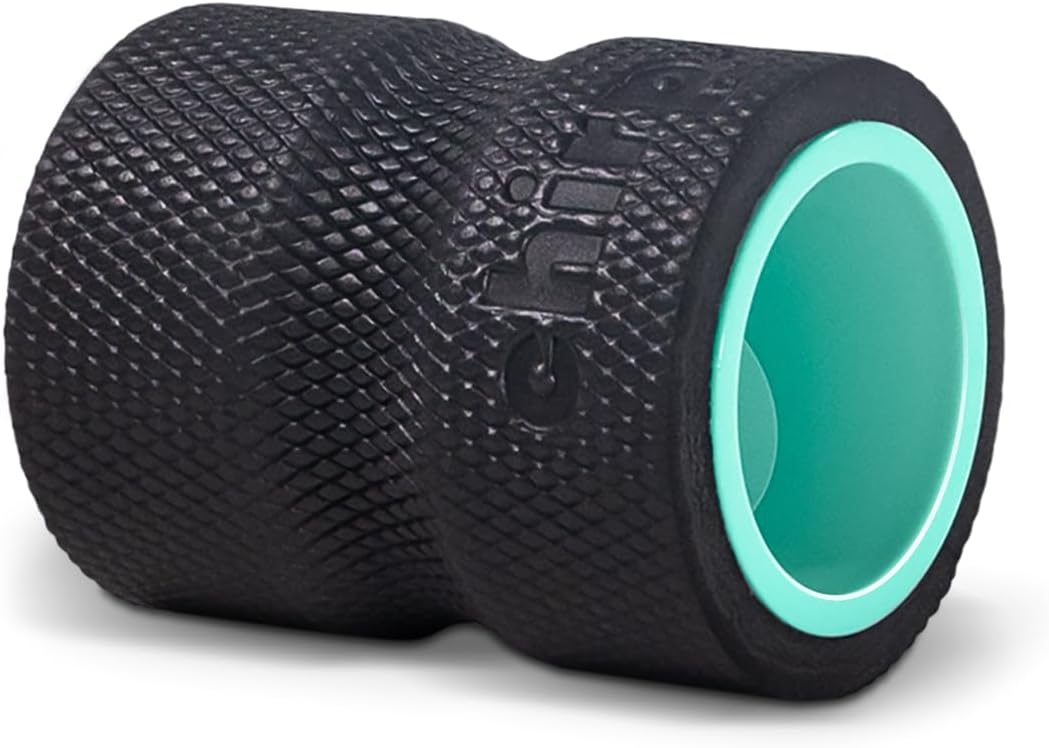 Wheel+ Foam Roller for Back Pain Relief, Muscle Therapy, and Deep Tissue Massage - 4 Inch, Holds Up to 500 lbs.