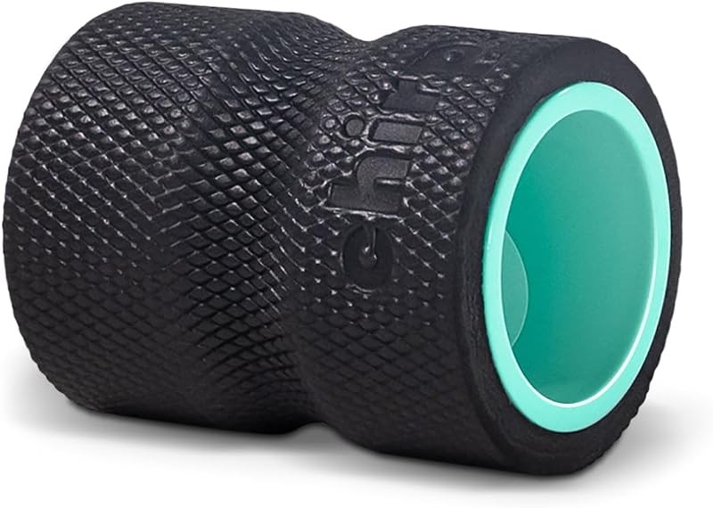 Wheel+ Foam Roller, Back & Neck Pain Relief, Mint 4-Inch | Focus Neck and Back Roller, Foam Roller for Tension Headaches, Trigger Point and Pressure Point Massage, 4 Inch
