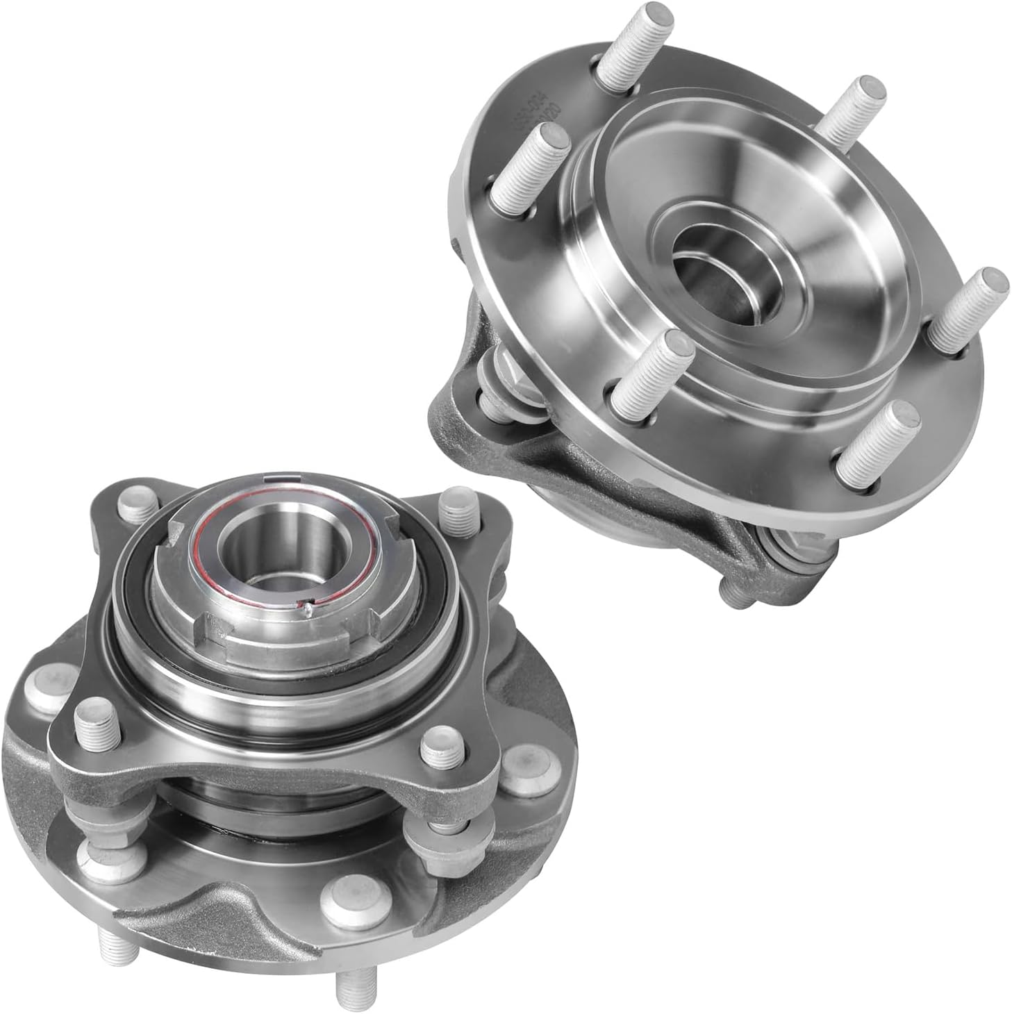 Detroit Axle - RWD Front Wheel Bearing Hubs Kit for 2005-2021 Toyota Tacoma 2010-2021 4Runner 2010-2014 FJ Cruiser, 2 Wheel Bearing Hubs Assembly 2 Outer Tie Rod Ends Replacement