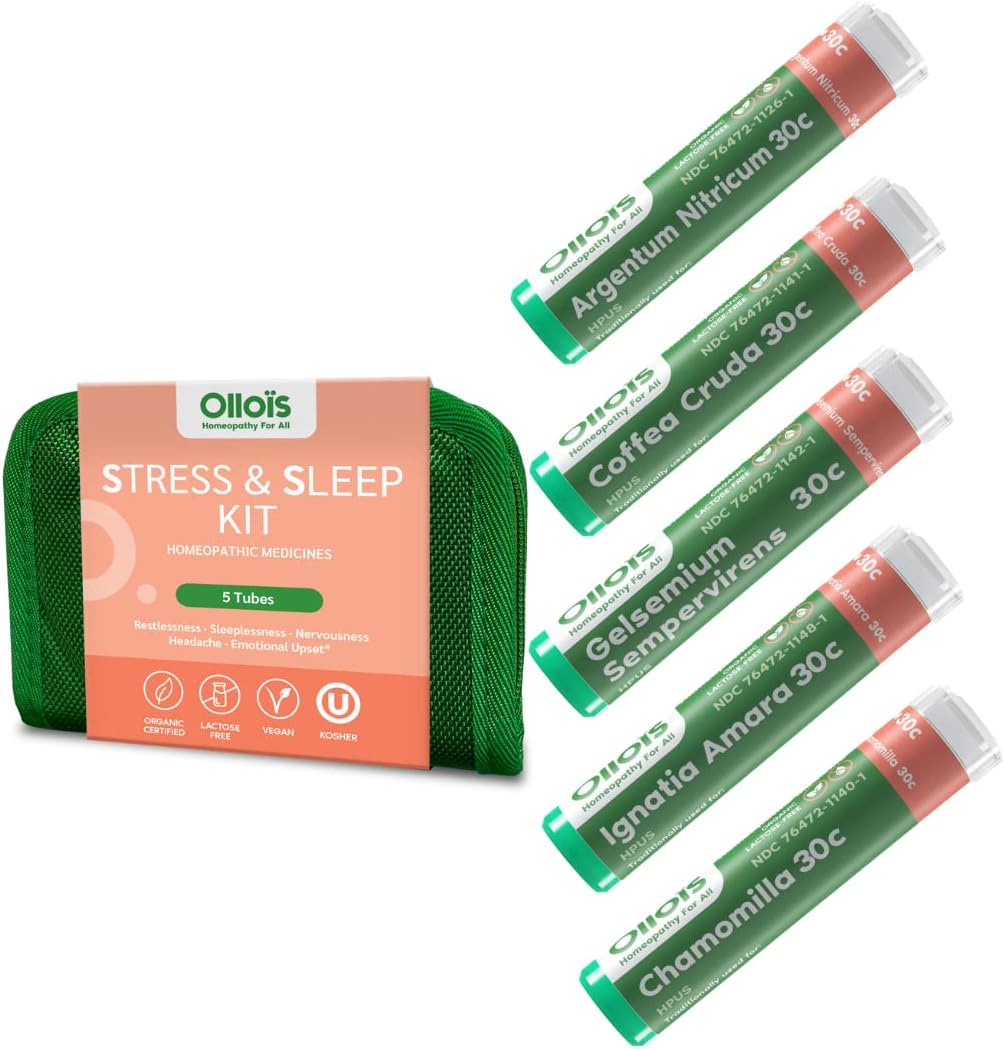 OLLOIS Stress & Sleep Kit - 5 Tubes
