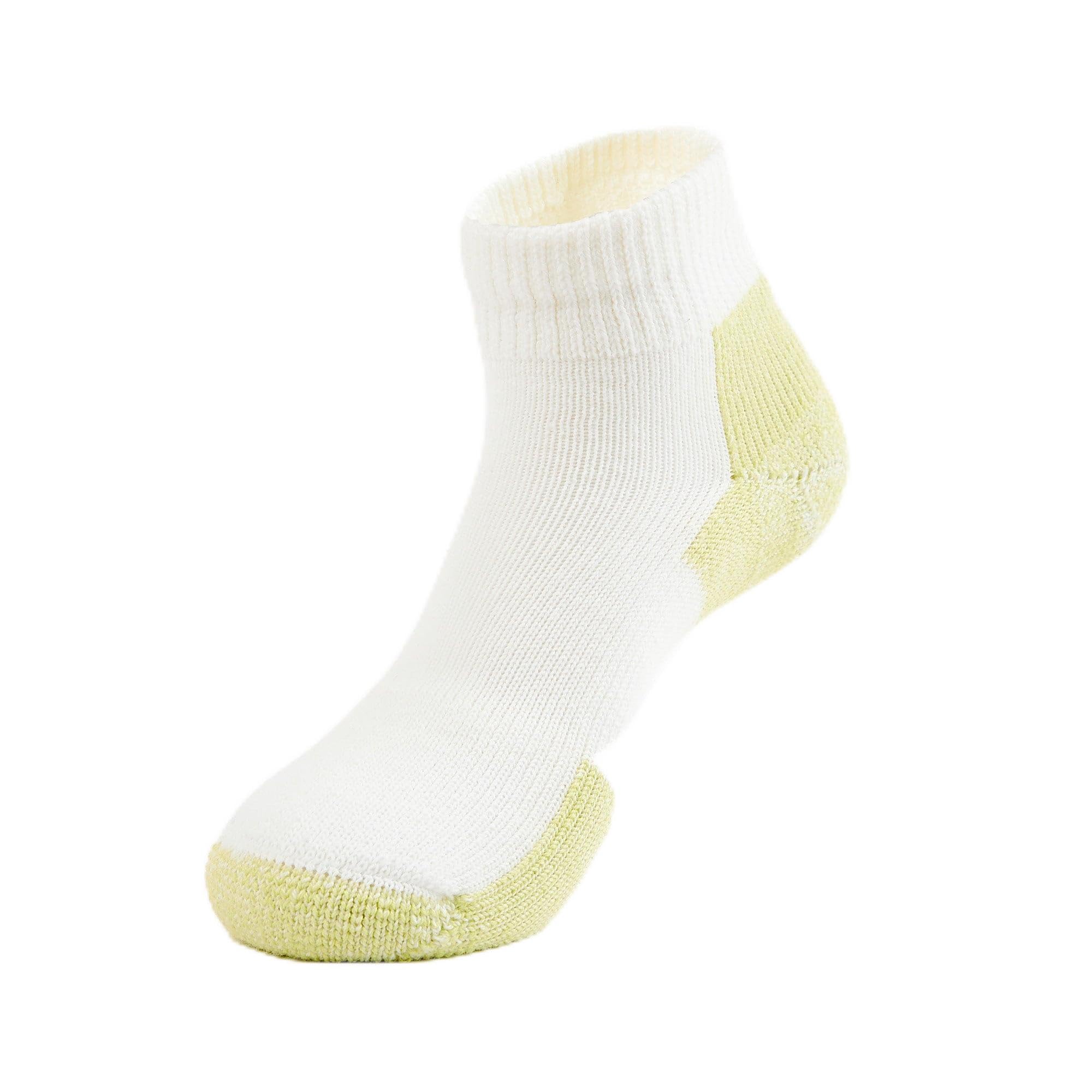 Thorlos Men's TMX Max Cushion Ankle Tennis Socks, Lime, Medium