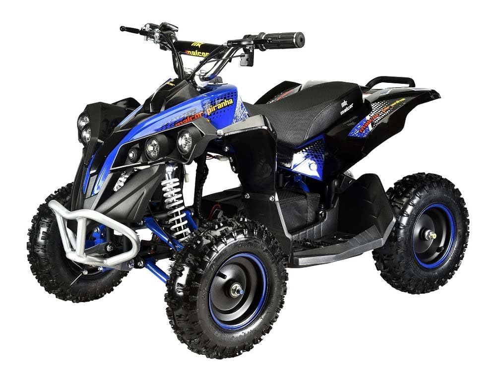 Elektryczny mini quad dla dzieci MTR Piranha, niebieski, 4-12 lat