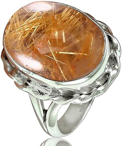 Miniatura 17 de Anillo de piedra preciosa de rubí natural, plata de ley 925, joyería hecha a mano para mujer, anillo de piedra natal