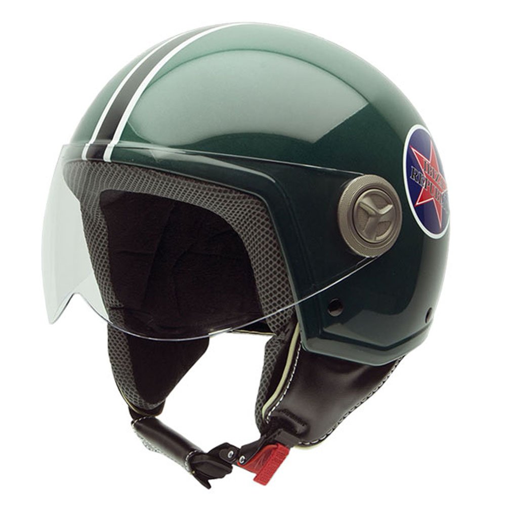 NZI 3D Vintage II Open Face Motorcycle Helmet — view 22