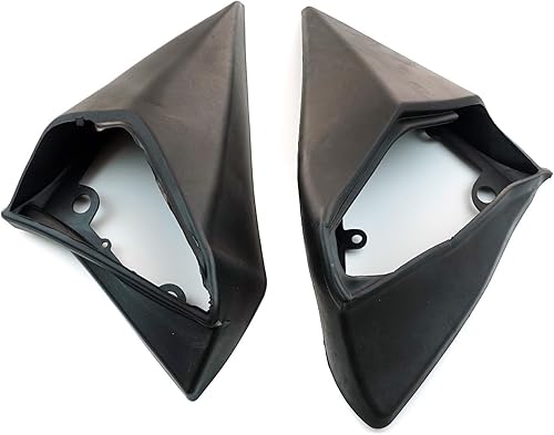 Bross Sellos de goma exteriores del espejo de ala de las piezas de automóvil BSP846 L+R almohadillas LHD A1248107716 LHD compatibles con Mercedes