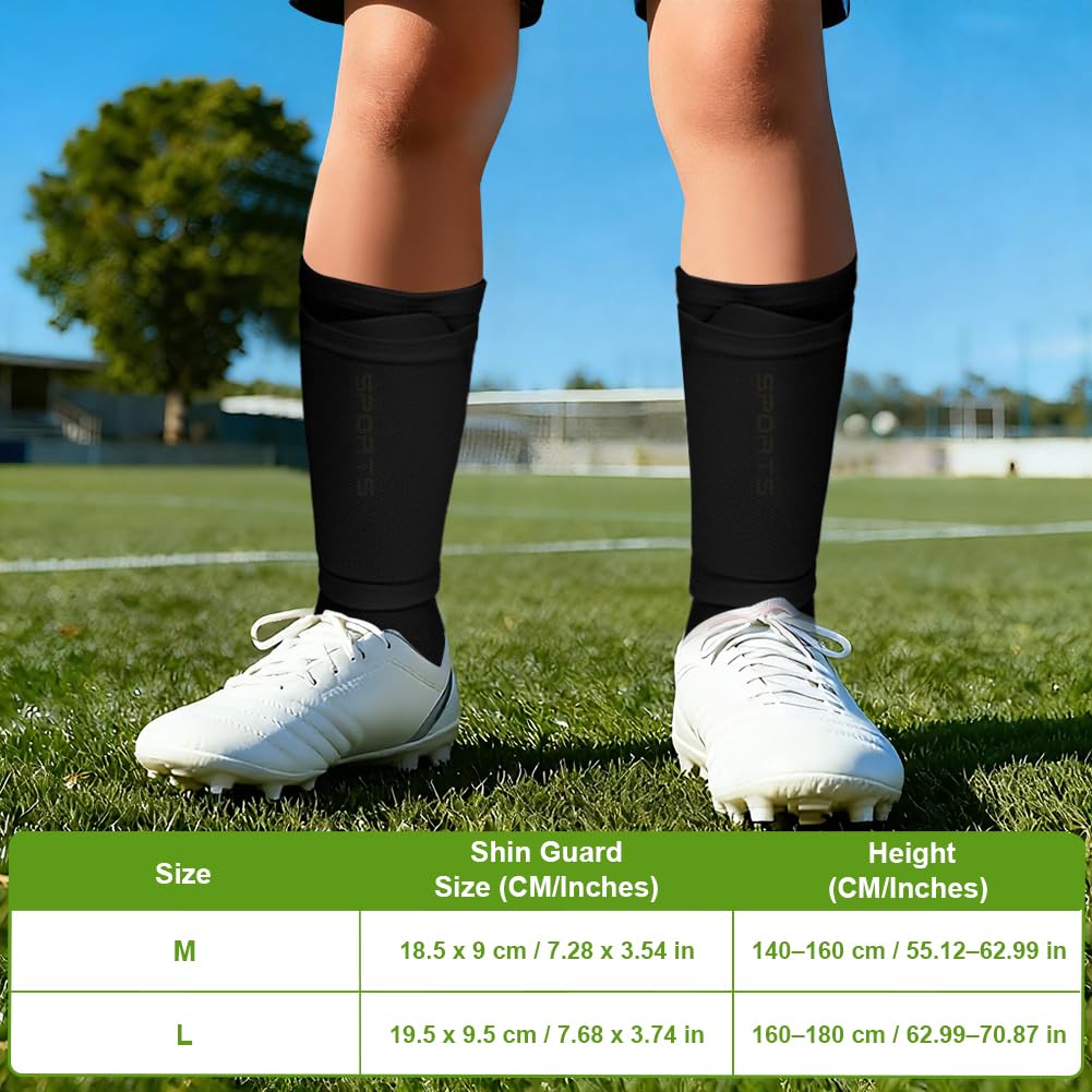 DiULi Espinilleras Futbol Niño, Espinilleras Pequeñas, Sujeta espinilleras de Fútbol, Medias y Calcetines con Bolsillo para Caneleiras Futbol Criança, Protección Total