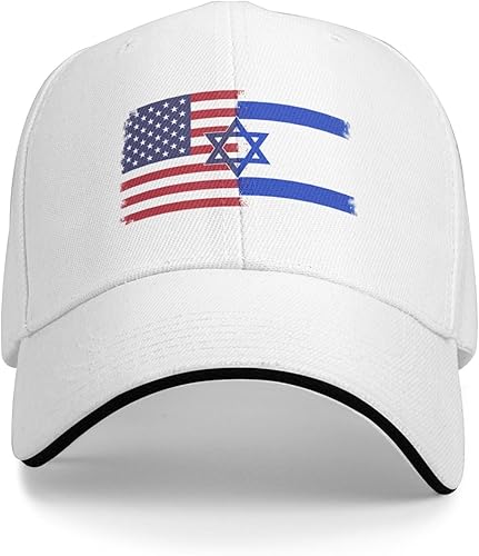 Kkaingg Support Israeli, gorra de béisbol con la bandera de Israel con la bandera de Israel, gorra de camionero para hombre, sombrero de papá