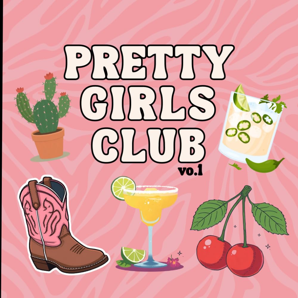 Pretty Girl Club: cute & sassy colouring book