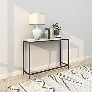 Console Sofa Tables End Table Computer Desk Coffee Snack Console Tables for Living Room Or Corridor Hallway Natural Wood C...