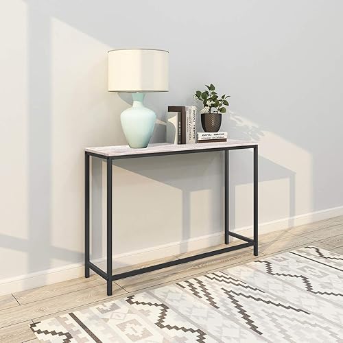 Console Table for Entryway Narrow Sofa Tables Entryway Table Rustic Narrow Entrance Console Table Front Door Console Table Accent Table for Living Room Entryway Corridor Hallway Natural Wood Color
