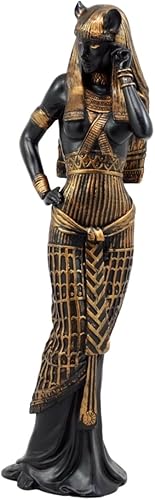 Miniatura 2 de Ebros Gift Diosa egipcia Bastet Gato en forma humana sensual, figura de 10.75 pulgadas de alto, deidad Ubasti, patrón de protección, salud, hogar y
