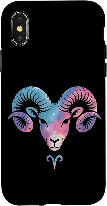Aries Zodiac Sign Symbol Aries Logo Horoscope Love Aries Case for iPhone X/XS