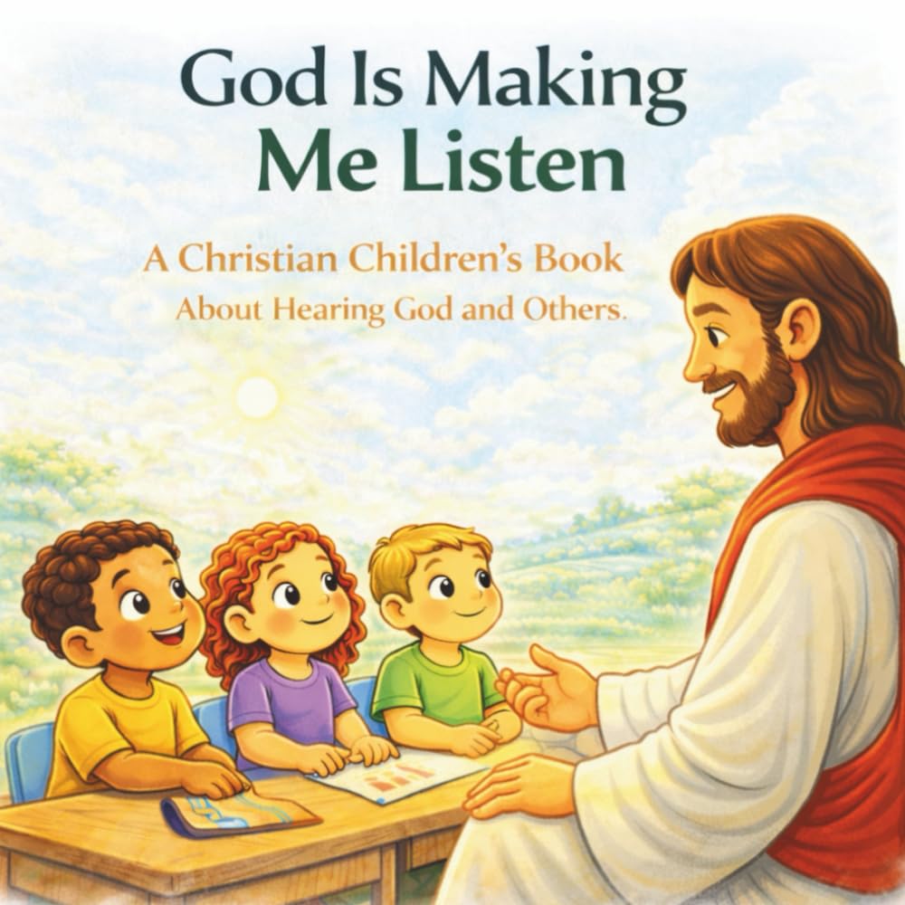 God Is Making Me Listen: A Christian Children’s Book About Hearing God and Others