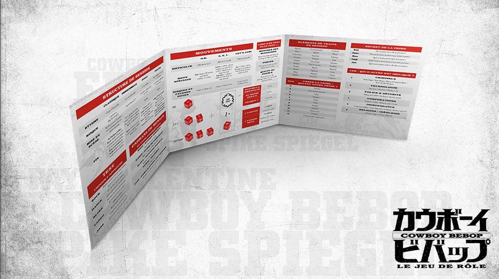 Don't Panic Games | Cowboy Bebop Le Jeu de rôle : écran du meneur de Jeu | Jeu de rôle