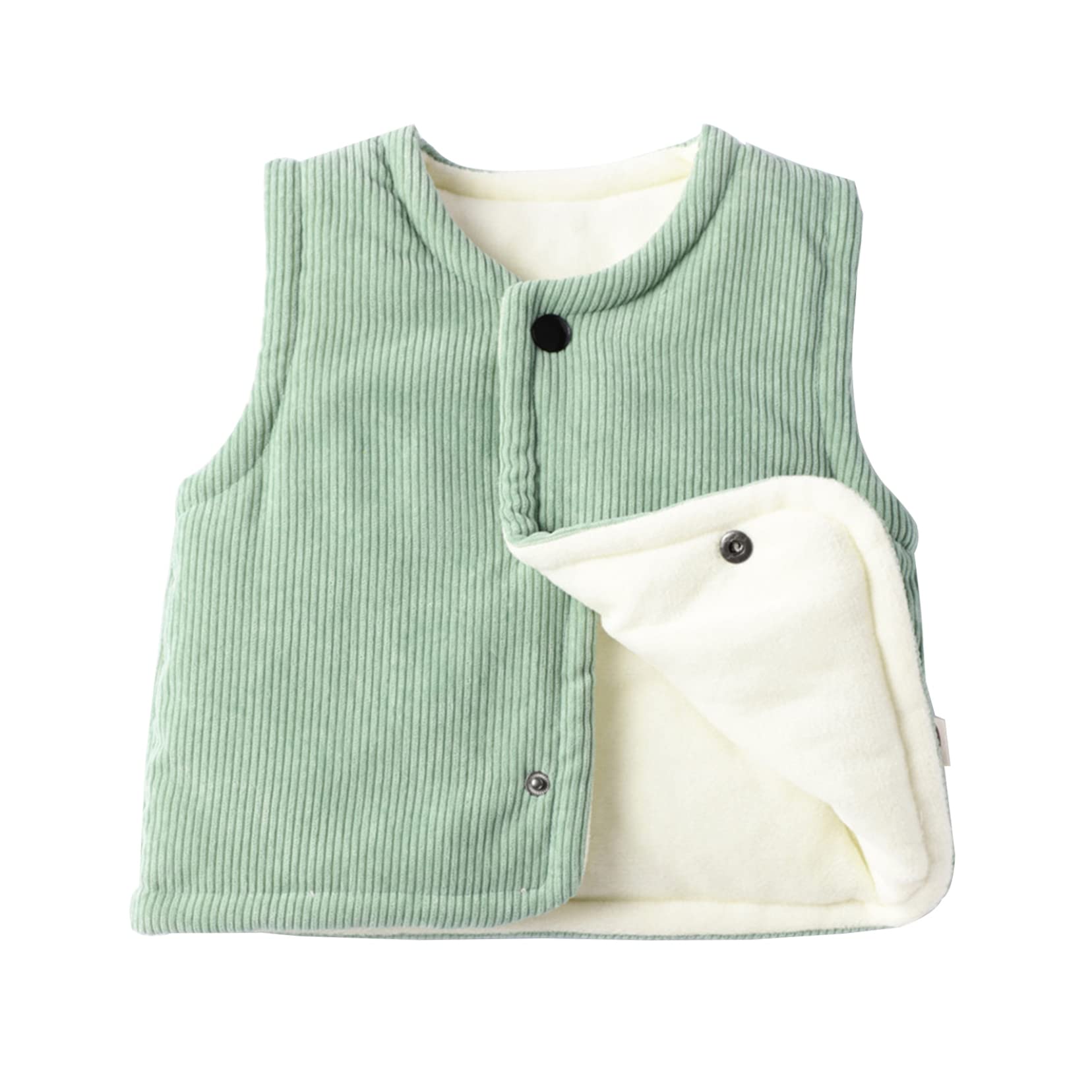 Unisex Kleinkind Plüsch Weste Herbst Winter Warme Gilets Ärmellos Jacke Mantel Baby Mädchen Jungen Fleeceweste Steppweste Mit Reißverschluss