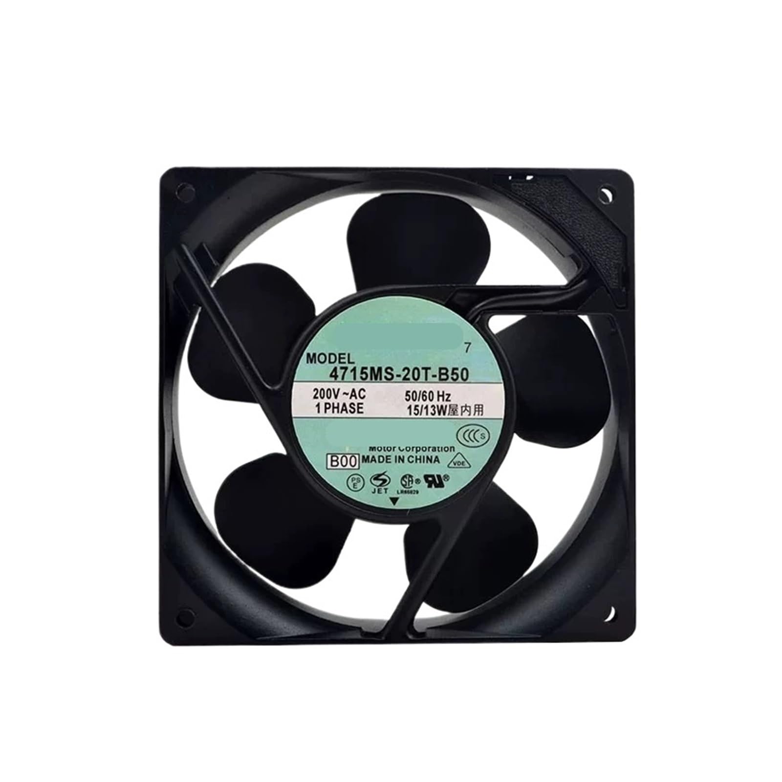 UITGVDQAT 4715MS-20T-B50 4715MS-20T-B40 4715MS-20T-B30 4715MS-20T-B20 4715MS-20T-B10 Cooling Fan 200V 120x120x38mm(4715MS-20T-B20)