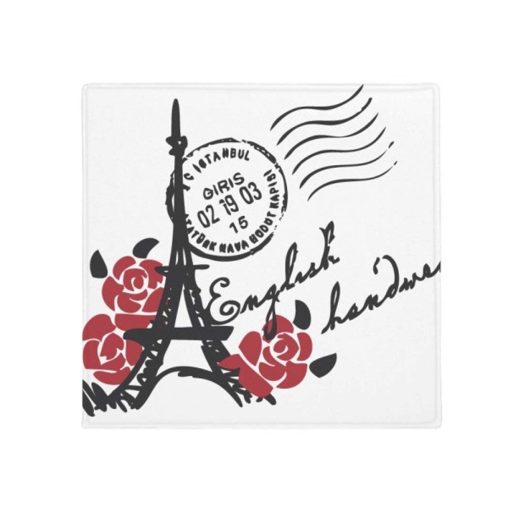 Tapis de salle de bain Tour Eiffel romantique pour une décoration parisienne