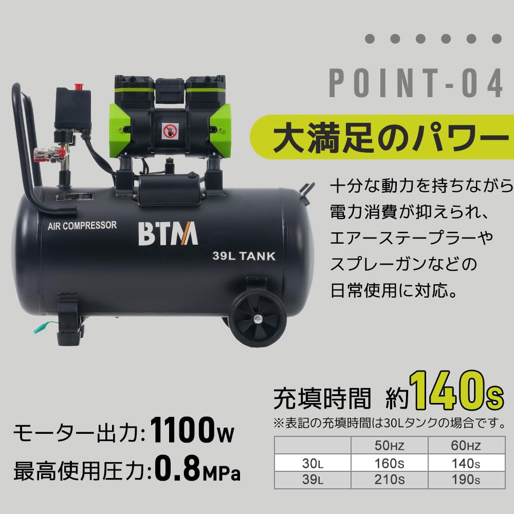平次ページ　【30L ベージュ】エアーコンプレッサー Amazon.co.jp: エアコンプレッサー エアコンプレ 30L オイルレス