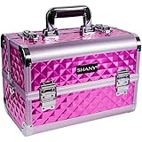 SHANY Premier Fantasy Collection Makeup Artists Cosmetics Train Case - Purple diamond