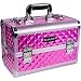 SHANY Premier Fantasy Collection Makeup Artists Cosmetics Train Case - Purple diamond