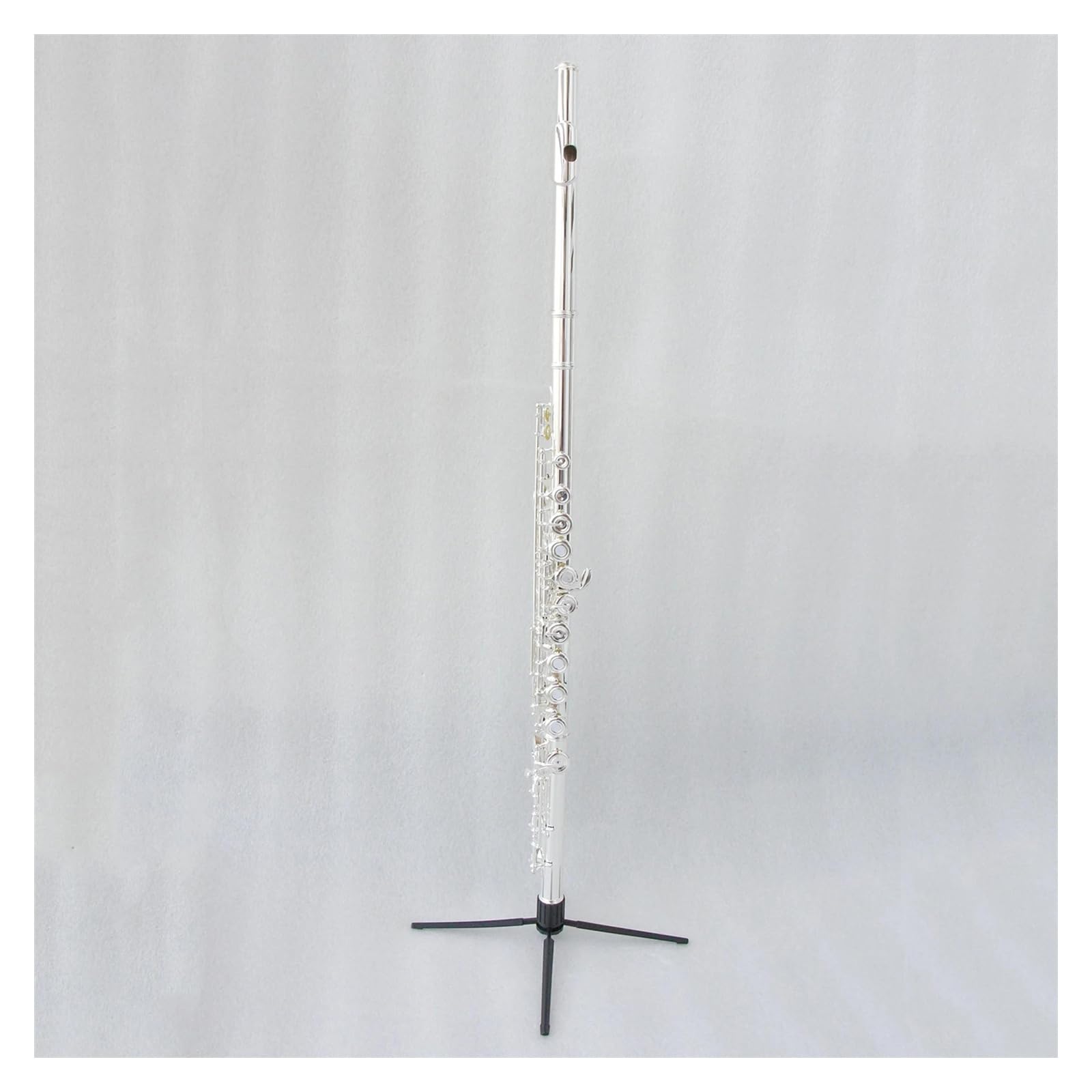 Professionale Flauto Traverso B-piede Anello Chiave Offset G Flauto Strumento Professionale Flauto Traverso Placcato Argento Con Custodia