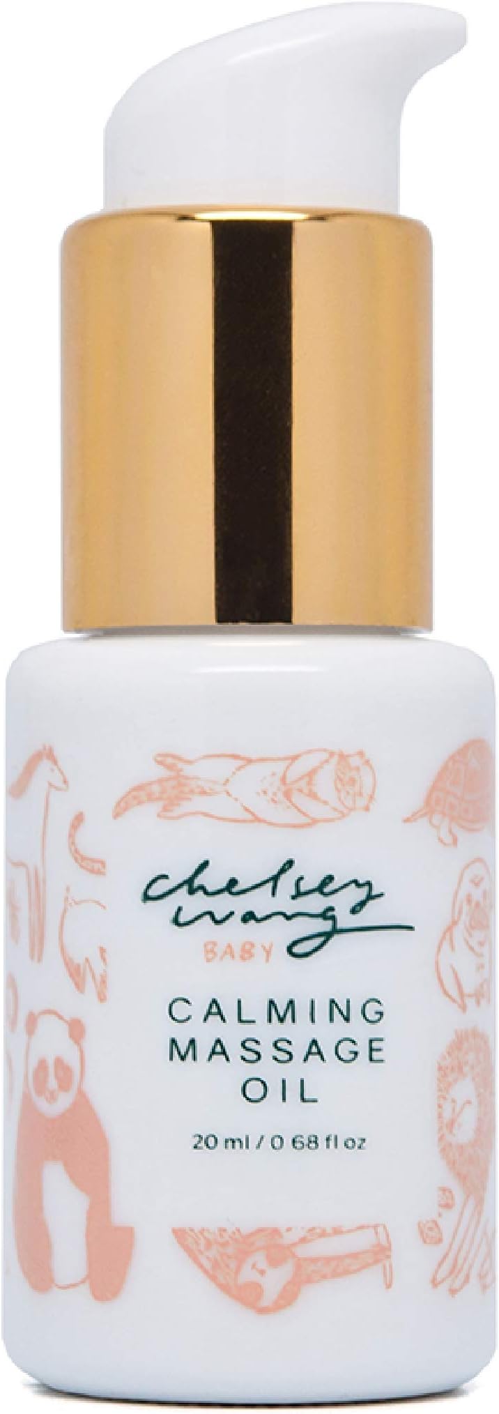 Baby Calming Massage Oil, All-Natural, Organic and Vegan, 0.68 fl. oz.