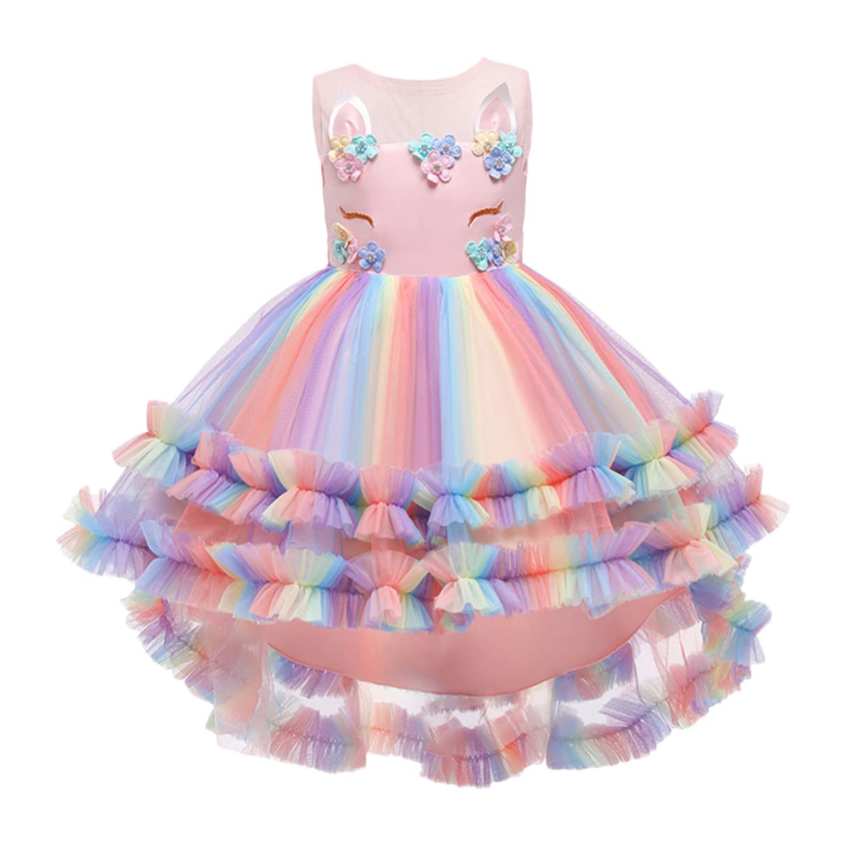 1pezzi Gonna Tulle Per Bambine Con Design Unicorno Costume Cosplay Per Feste e Occasioni Speciali Per Compleanni e Spettacoli