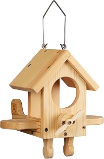 SISTERBIRD Premium Wooden Bird Feeder Kit, Warming Gifts, Assembly Required