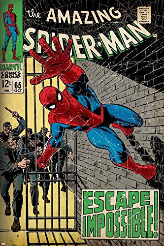 MARVEL - レア！ スパイダーマン　ポスター　マーベル Amazon.co.jp: マーベルマーベルコミックのレトロスタイルガイド