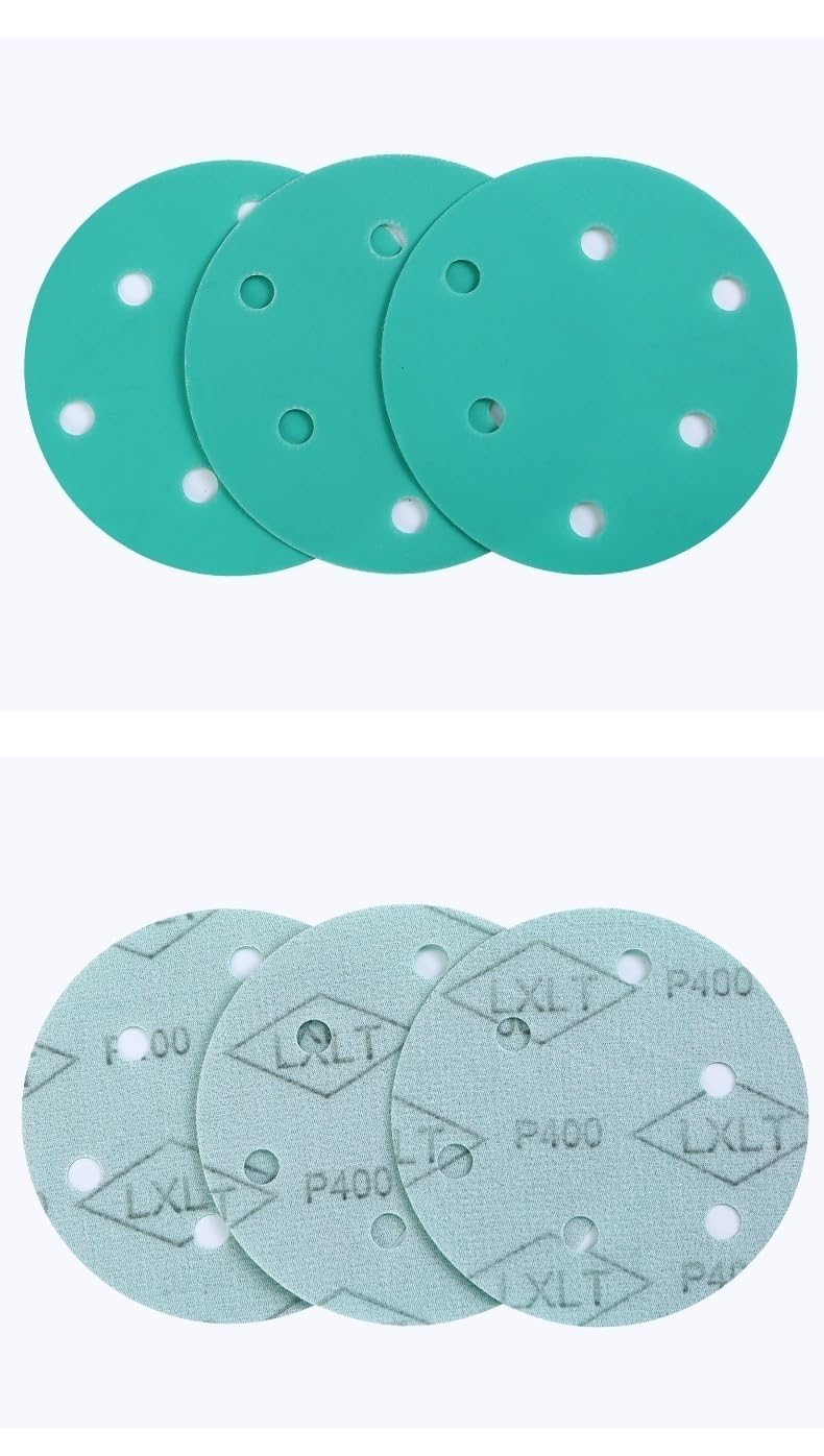 Discos de lijado húmedos y secos for pulir automóviles Discos for lijar y pulir carrocerías Papel de lija fino for lijado fino Discos con velcro for preparación y detallado de pintura Superficies alis