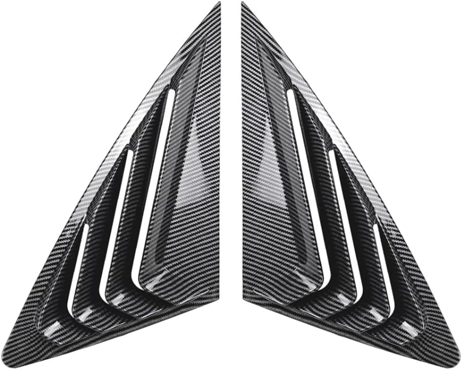 New Protective Rear Window Covers Compatible with Audi Q3 F3 2019-2023 (Black)