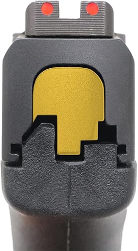 Miniatura 2 de NDZ Performance Placa trasera para Smith & Wesson M&P Shield, M2.0, Shield Plus 0.354 in .40 S&W, fabricado en los Estados Unidos, aluminio grabado