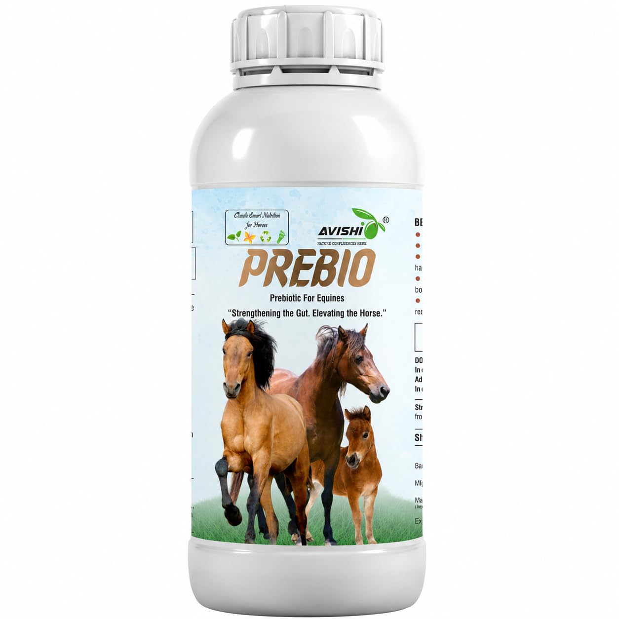 Prebio for Horses (1 Litre), Prebiotic Supplement, Improves Nutrient Absorption and Gut Health-image-1