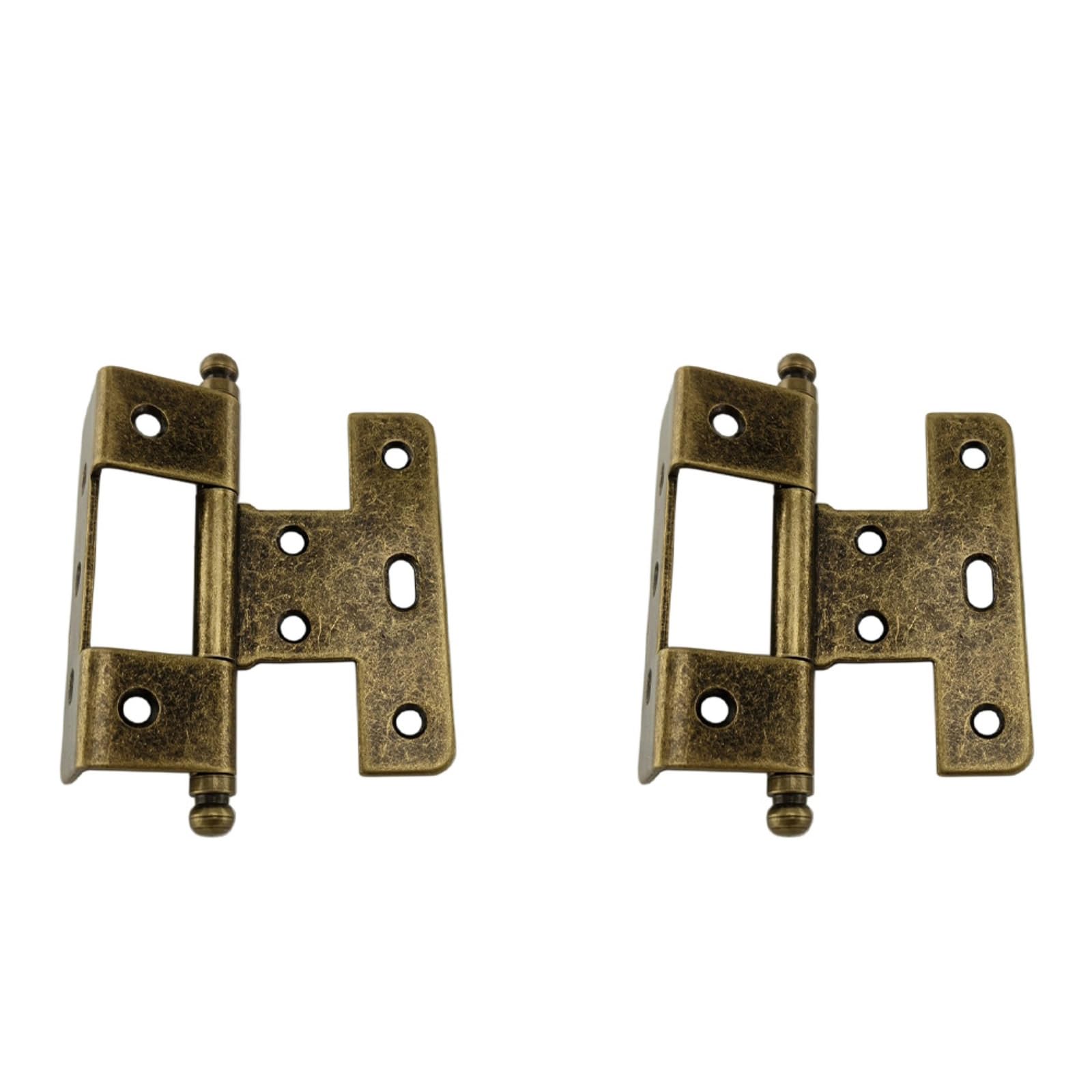 Smooth Triple Fold Cabinet Hinges Quiet Motion Cupboard Wardrobe Bookcase Hinge for Wardrobes Foldable Desks Enduring Wooden Door Hinges Furniture Fittings