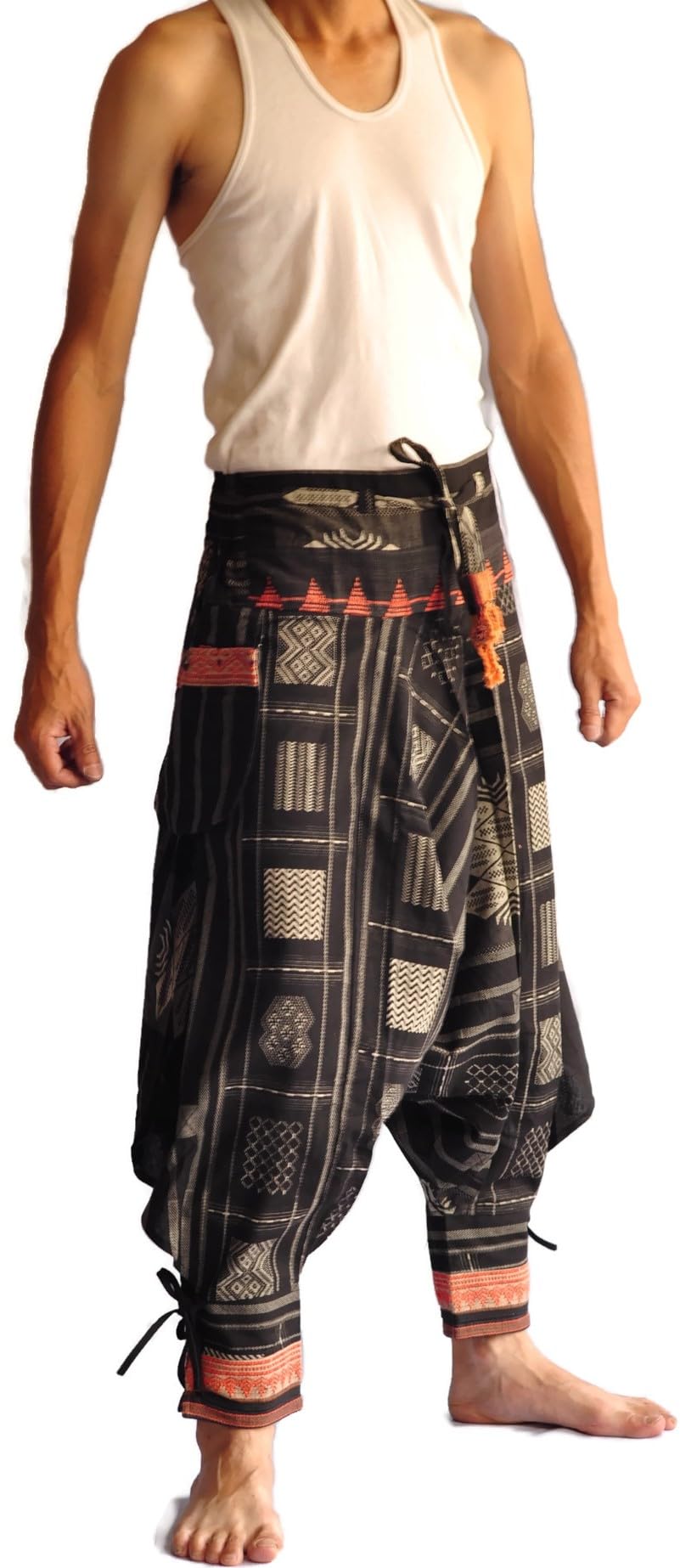 Mens Baggy Yoga Hippie Boho Aladdin Alibaba Harem Pants Handmade Festival Hippie Pants Purple